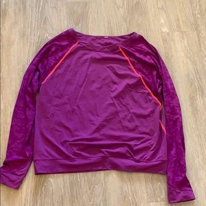 Purple LuluLemon long sleeved shirt